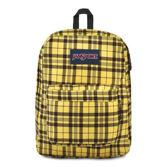 jansport plaid backpack